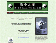 Tablet Screenshot of innerbalancetaichi.com